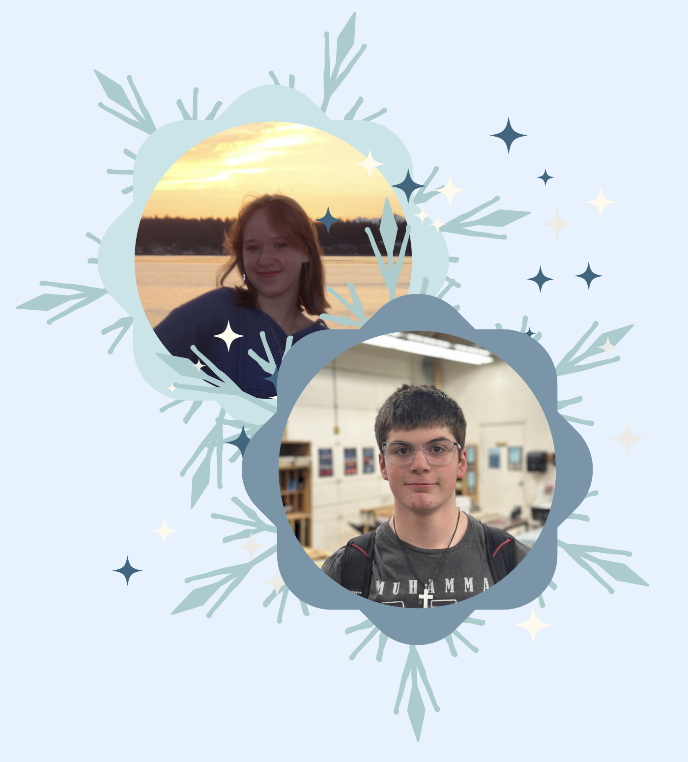 December Students of the Month – Kaitlyn McAllister and Brandon Ridgeway